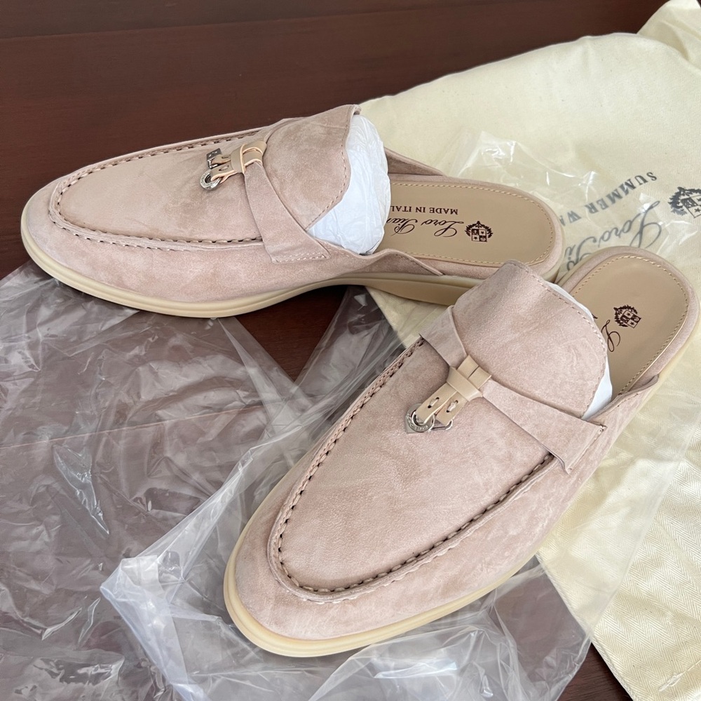 Loro Piana Babouche Charms Walk Loafers